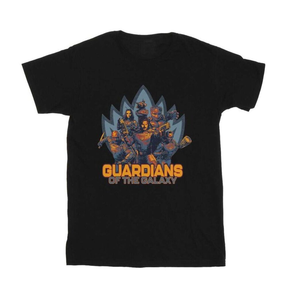 Guardians Of The Galaxy Volume 3 Mens Shield T-Shirt / Black